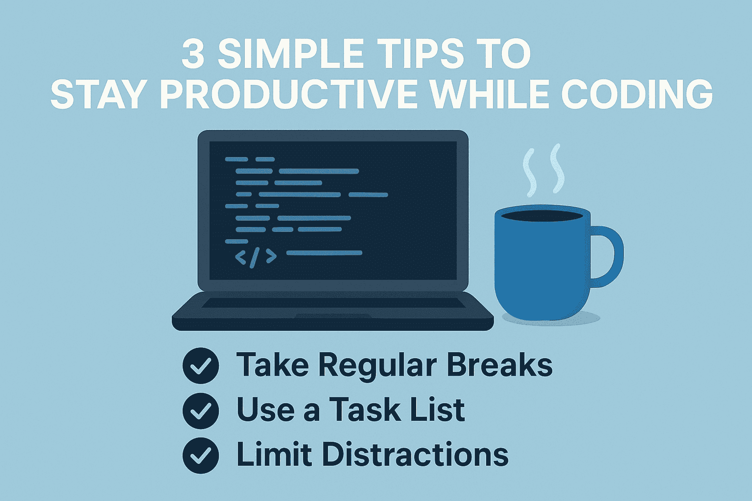3 Simple Tips to Stay Productive While Coding